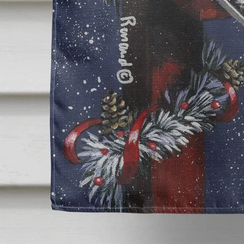 Miniatura 501 de Caroline's Treasures PPP3090GF - Bandera decorativa para jardín de bulldog inglés y otoño, para exteriores, patio, flores, tamaño de jardín