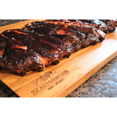 Miniatura 6 de Bear Mountain - Pellets de madera natural para ahumador, parrilla y barbacoa, 20 libras, manzana