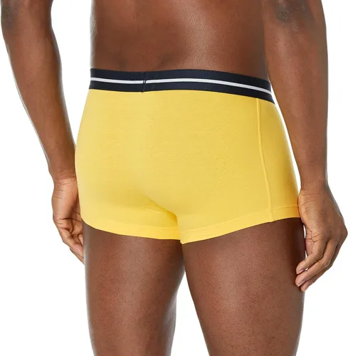 Miniatura 3 de BOSS Paquete de 3 calzoncillos elásticos de algodón con logotipo llamativo para hombre