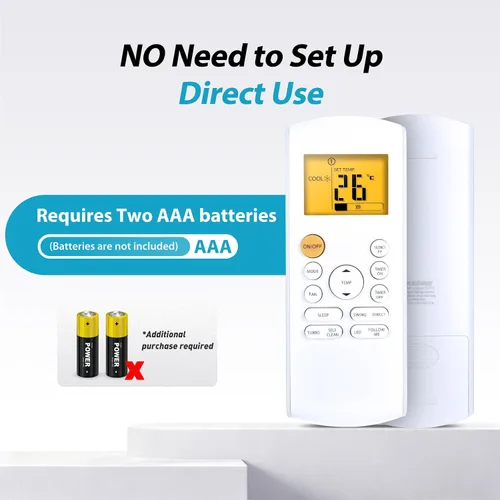 Miniatura 8 de ZWP Mando a distancia de repuesto para aire acondicionado Midea MRCOOL FRIMEC Klimaire AC RG57H3 (B)/BGCEFU1-M RG57E1/BGEU1 RG57H3/BGEFU1 RG57B1/BGE