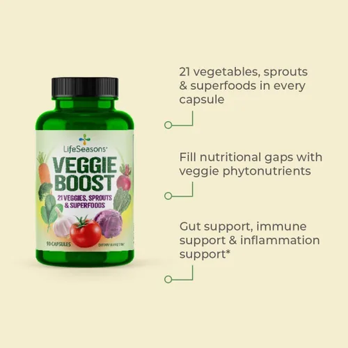 Miniatura 2 de LifeSeasons Suplementos de frutas y verduras – 40 superalimentos de frutas y verduras – Apoyo nutricional para la inmunidad y el bienestar