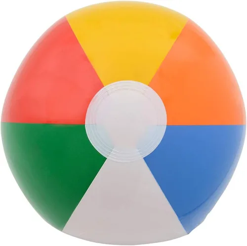 Miniatura 2 de Rhode Island Novelty Bght Bola de playa de panel multicolor - 16 pulgadas (desinflado)