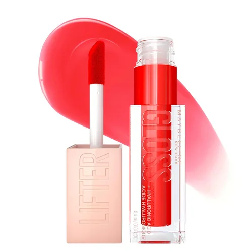 Miniatura 38 de Maybelline Lifter Gloss, Brillo de Labios Hidratante con Ácido Hialurónico, Alto Brillo para Labios Más Llenos, Perla, Perla Plateada Transparente