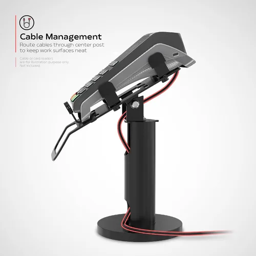 Miniatura 5 de CTA Digital Soporte universal para lector de tarjetas de crédito, soporte de terminal de lector para estaciones POS Verifone, Ingenico y Pax
