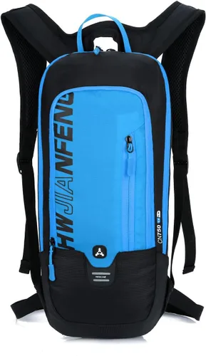 WINDCHASER Mochila de ciclismo, mochila de bicicleta de 10 L, bolsa impermeable y transpirable para viajes al aire libre, senderismo, escalada, Azul