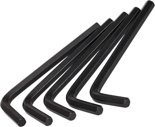 Miniatura 3 de OIIKI 5 paquetes de llaves hexagonales de metal de 7/32 pulgadas para dispositivo de salida de pánico de barra de empuje, llave Allen larga