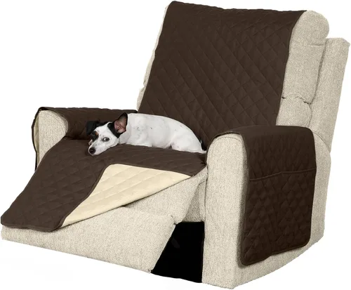 Miniatura 13 de Furhaven - Funda para muebles de sala de estar para perros y gatos, protector reversible de dos tonos, resistente al agua, lavable, color expreso