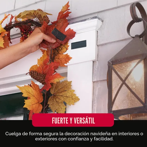 Miniatura 6 de VELCRO Brand Cinta resistente Rollo de 16 pies Adhesivo adhesivo fuerte que soporta hasta 10 libras Sujetadores de resistencia industrial