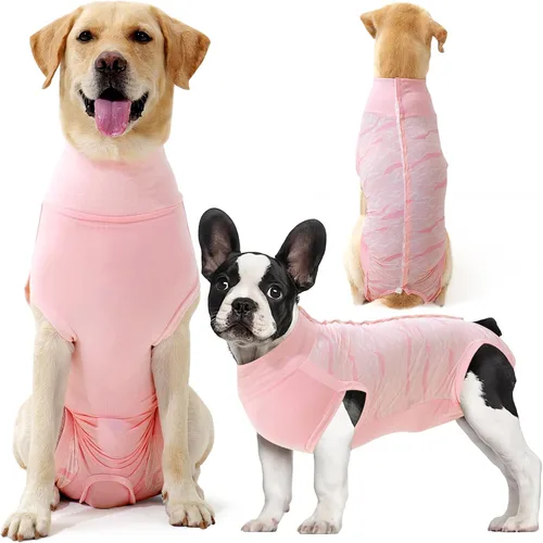 Miniatura 8 de Dotoner Traje de Recuperación Quirúrgica para Perros, Traje para Perros Machos y Hembras, Castración Anti-Lamido, Heridas Abdominales, Traje