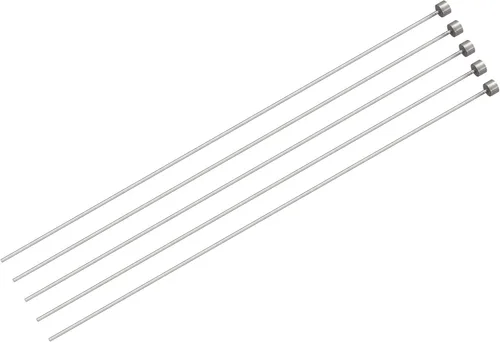 Miniatura 6 de uxcell Pasadores eyectores rectos, 0.118 in (1/8 ") de diámetro. Punzón de punta redonda de acero 65Mn 200 mm (8") de largo para mantenimiento