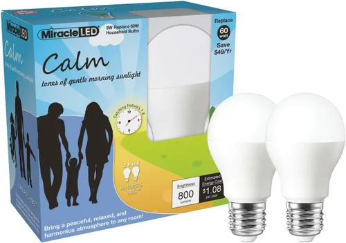 Miniatura 7 de MiracleLED Nature's Vibe Love Emotion Intensity Lighting - Bombilla Led, 606902