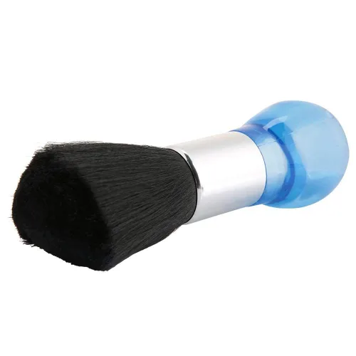 Miniatura 8 de Cepillo de plumero para cuello, cepillo profesional para el cuello, cepillo de peluquería para peluquería y peluquería para limpiar el cabello, Azul