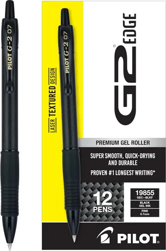Miniatura 12 de PILOT G2 Edge - Bolígrafos de gel premium surtidos, bolígrafos de punta fina de 0.7 mm, experiencia de escritura sensorial, caja de 8