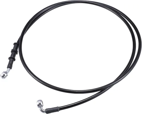 Miniatura 24 de X AUTOHAUX 31.5 in AN3 M10 Línea de freno hidráulico para coche, manguera de aceite, 28 ° 90 ° acero inoxidable para coche, motocicleta, motocross