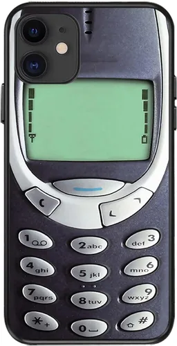 Miniatura 9 de Compatible con funda para iPhone 13 Pro Max, fundas con diseño de piel elegante y retro de silicona suave divertida en 3D. Compatible con Nokia. Una