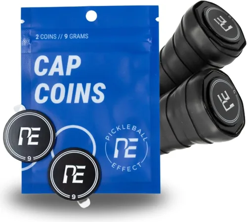 Miniatura 8 de Pala de pickleball con monedas de ajuste de peso y gorra de efecto pickleball – Mejora la velocidad de la mano y reduce la sensación de cabeza