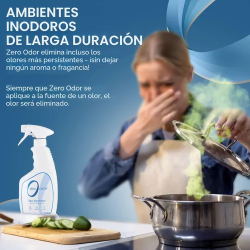 Miniatura 6 de Zero Odor Eliminador de olores multiusos - Olor de aire y superficie - Tecnología patentada para baño, cocina, tela, armario, huele muy bien