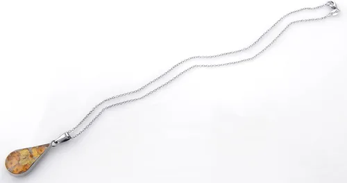 Miniatura 23 de Amazon Essentials Collar con colgante de flor prensada de plata de ley y oro sobre plata esterlina (anteriormente colección Amazon)