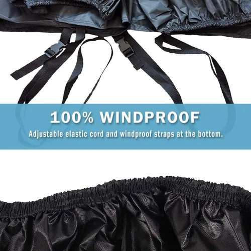 Miniatura 4 de UTV Cover for CFMoto UForce Crew 1995-2025, Side by Side UTV Cover All Weather Outdoor Storage Watertight with Reflective Strips Heavy Duty SXS