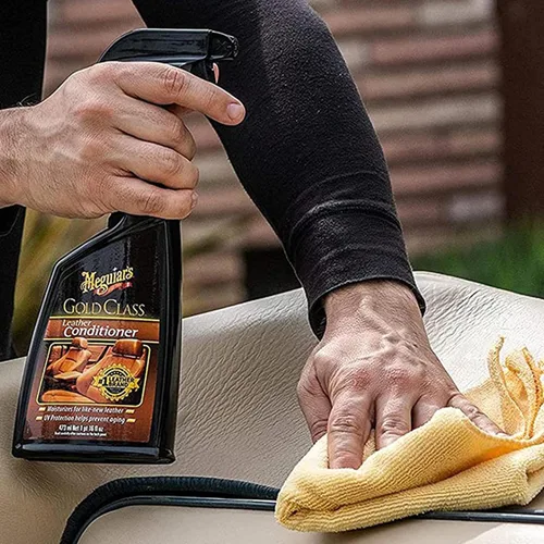Miniatura 2 de Meguiar's G18616 Gold Class - Acondicionador de cuero y paños de microfibra, Conditioner