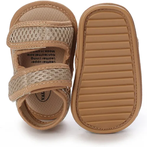 RVROVIC Sandalias para bebés niños y niñas, zapatos de verano de primera calidad para exteriores, ligeras, suaves, antideslizantes, suela para niños