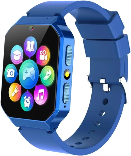 Reloj inteligente para niños de 6 a 12 años, juguetes con 26 juegos, reproductor de música, pantalla táctil HD de 1.69 pulgadas, cámara de video,