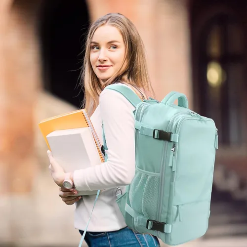 Miniatura 9 de Hanples - Mochila de viaje para mujeres y hombres, mochila grande de mano, artículo personal, mochila para laptop aprobada por TSA para vuelos