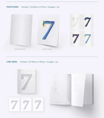 Miniatura 3 de BTS MAP of The Soul: 7 [4 ver] Álbum+Póster Oficial Plegado (4 ver.)+Tarjeta fotográfica adicional+Máscara KPOP Premium (ver. 4)