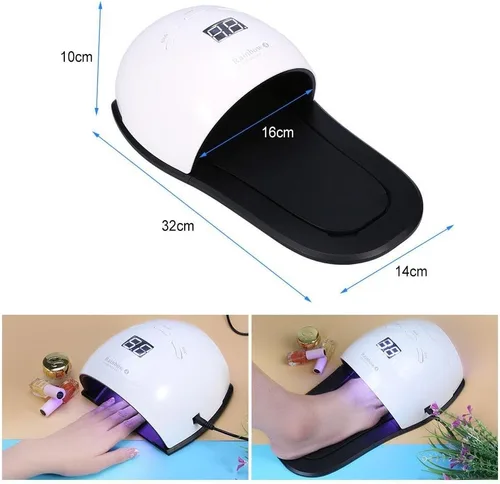 Miniatura 8 de FILFEEL Lámpara LED de secado de uñas de 48 W, herramientas de arte de uñas para curado de esmalte de uñas con sensor inteligente herramienta
