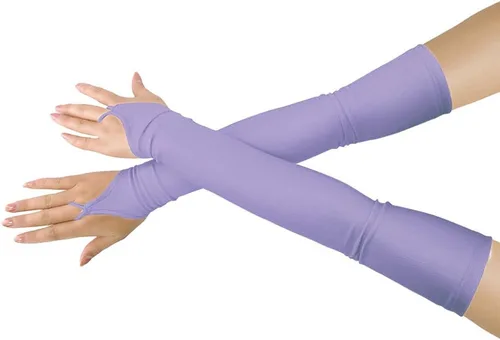 Miniatura 8 de Shinningstar Guantes largos de elastano elástico sin dedos sobre el codo para niñas y niños adultos