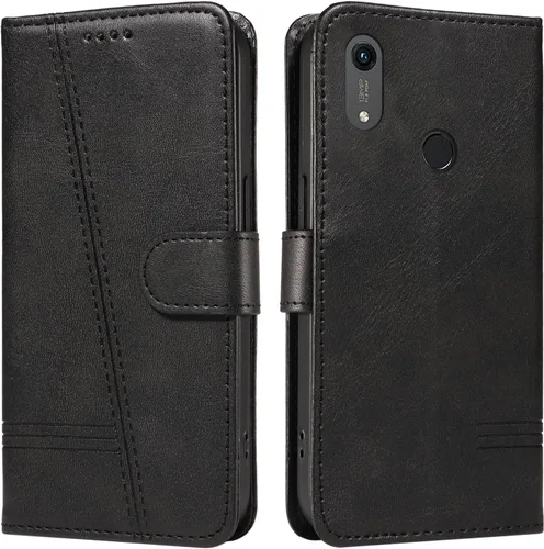 Miniatura 54 de Funda con tapa para Huawei Nova Lite 3, protección de 360 grados, a prueba de golpes, de piel sintética, con función atril y 3 ranuras