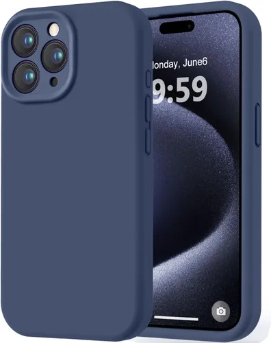 Miniatura 41 de LOVE 3000 Compatible con Funda para iPhone 15, [Cámara de Cobertura Completa de Silicona Suave] [Protección contra Caídas de 8 pies], Forro de Negro