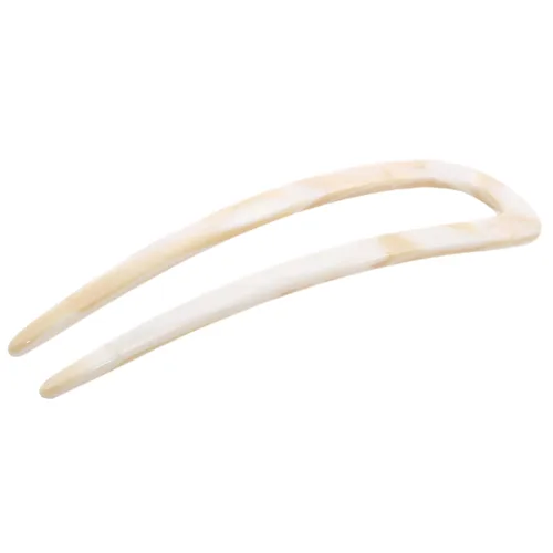 Miniatura 12 de French Amie Slick Silver Onyx Grey - Palo grande de acetato de celulosa hecho a mano de 4 1/4 pulgadas, agarre antideslizante, sin metal, para Ónix