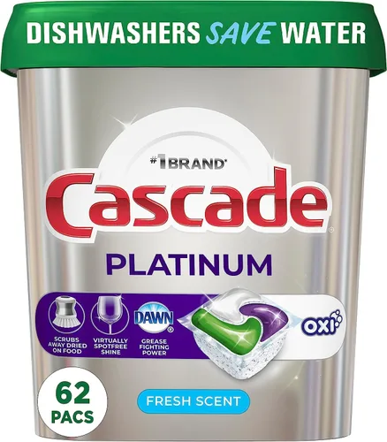 Miniatura 12 de Cascade 97726PK ActionPacs, aroma fresco, bolsa de 34.5 onzas, 62/bolsa
