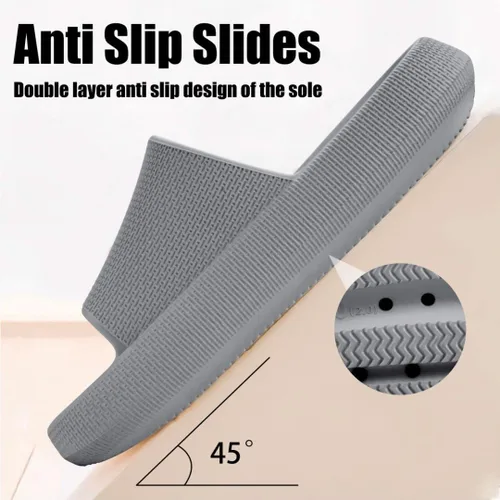 Miniatura 6 de Sandalias Cloud para mujeres y hombres,Sandalias de baño con almohadilla,Zapatos de plataforma de suela gruesa antideslizante EVA