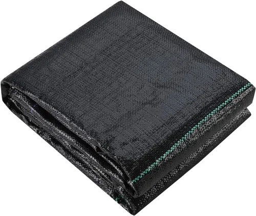 Miniatura 9 de UWIOFF Tela de barrera de malezas, 4 x 30 pies, duradera y resistente, resistente a los rayos UV, alfombrilla de jardinería de bloque de malezas