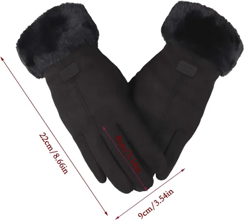 Miniatura 6 de Winter Gloves for Women,Cold Weather Touch Screen Gloves, Lightweigh Soft Thermal Glove for Cycling, Biking Gifts for Women