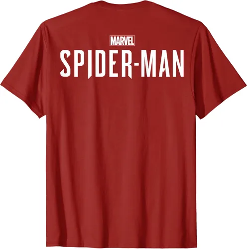 Miniatura 2 de Marvel Camiseta gráfica con logotipo de juego de Spider-Man, Rojo