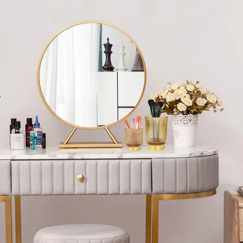 Miniatura 7 de Soporte para brochas de maquillaje de vidrio, soportes dorados para cepillos de dientes, lindo soporte para tazas de brochas de maquillaje