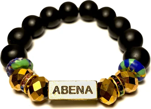 Miniatura 80 de Pulseras africanas tradicionales con nombre nacido en el día para mujeres de Ghana, materiales naturales, ajuste cómodo y holgado
