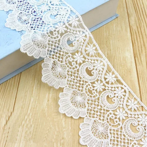 Miniatura 5 de Accesorios de ropa bordados de poliéster bordado ligero falda de encaje / escote/mangas DIY tela decorativa arte, embalaje de regalo, diseño