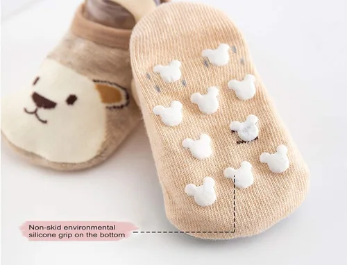 Miniatura 4 de Calcetines antideslizantes para bebés y niñas de 0 a 36 meses, 6 pares