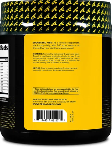 Miniatura 3 de Primaforce Polvo EAA (30 porciones, sabor Rocket Pop) – Aminoácidos esenciales para entrenamiento pre/intra y recuperación – Sin OMG y sin gluten