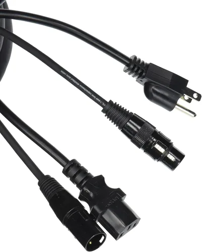 SKAC25 a 25 ft AC (IEC Cable to Edison) and Audio Signal (XLR) Cable