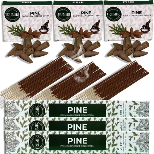 Miniatura 17 de Dragons Blood - Varillas de incienso y conos de reflujo para cascada, 60 varillas + 30 conos, paquete combinado de incienso en cascada Sangre