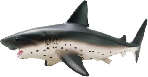 Miniatura 6 de Safari Ltd. Figura de tiburón salmón – Pintada a mano, realista modelo de 5.5 pulgadas – Divertido juguete educativo del océano para niños, niñas
