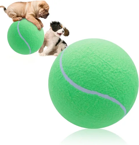 Miniatura 11 de Pelota de tenis grande para perros Banfeng, pelota de deporte gigante de 24 cm para perros, juguete interactivo para mascotas, regalo de cumpleaños