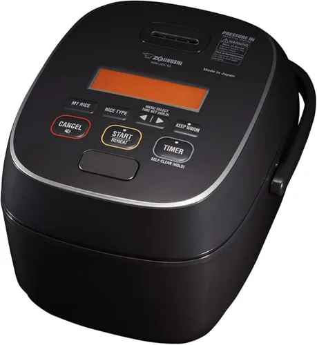Zojirushi NW-JEC10BA - Arrocera y calentador de calor por inducción de presión (IH), 5.5 tazas, fabricado en Japón