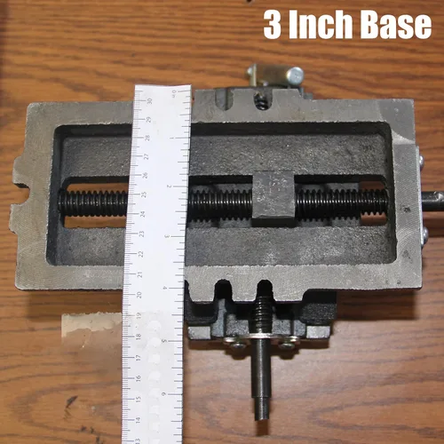 Miniatura 3 de HFS(R) Tornillo de Banco Deslizante Cruzado de 3" para Taladro Fresado de Metal de 2 Vías X-Y Máquina de Sujeción Resistente