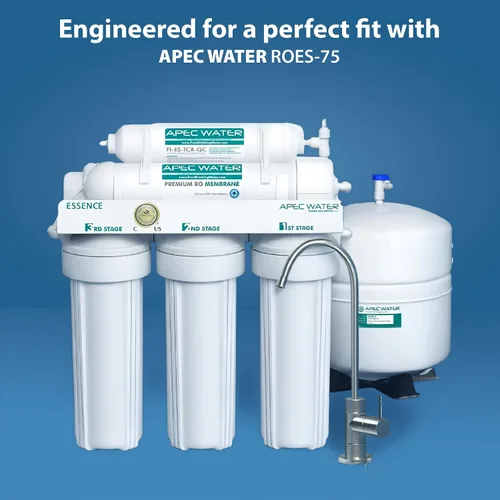 Miniatura 8 de APEC Water Systems FILTER-MAX-ES75 75 GPD Juego de filtros de repuesto completo de alta capacidad para Essence Series Sistema de filtro de agua